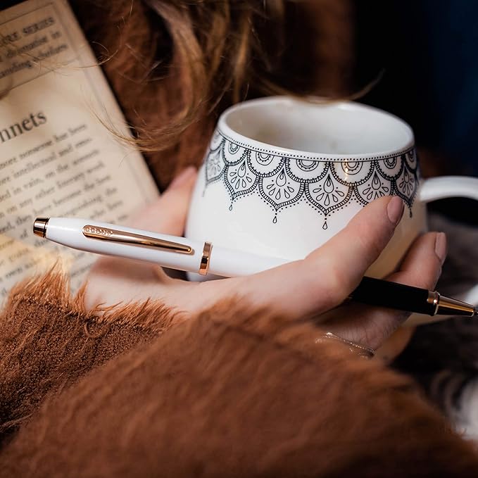 Cross Century II Refillable Rollerball Pen Presented in a Luxury Gift Box - Medium Point, Black Ink, Medalist