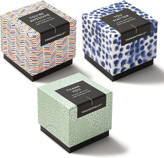 Compendium ThoughtFulls Pop-Open Cards — 3-Pack of You're Awesome, You Matter, Thank You — 90 Pop-Open Cards, Each with a Different Message Inside