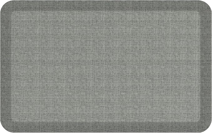 NewLife by GelPro Decorative Foam Floor Mat, 20" x 32", Patina Grey