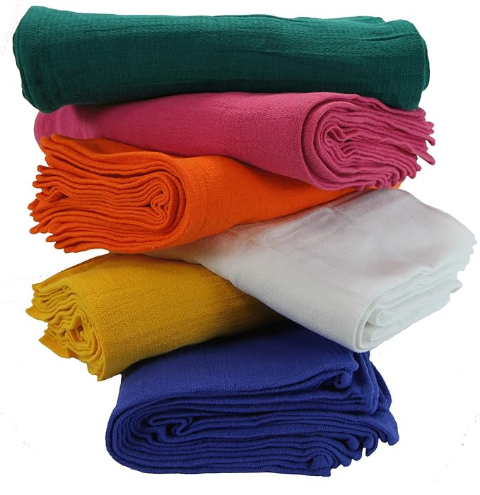 Arkwright Surgical Huck Towels - (Bulk Case of 120) Lint Free & Highly Absorbent Pre-Treated Cotton Cleaning Cloths, Perfect for Medical, Auto Detailing, Window, and Shop, 16 x 26 in, Blue
