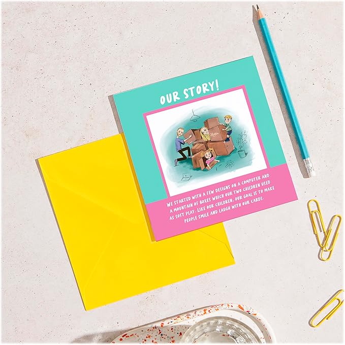 Huxters Birthday Card from the Dog – Collie - Happy Birthday to Dog Mum and Dog Dad – Birthday Card from the Dog to Friends Family First Birthday (Collie)