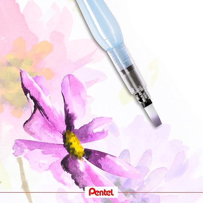 Pentel Arts Aquash Water Brush, Small Brush, Fine Point Tip, 1 Pack (FRHFBP)