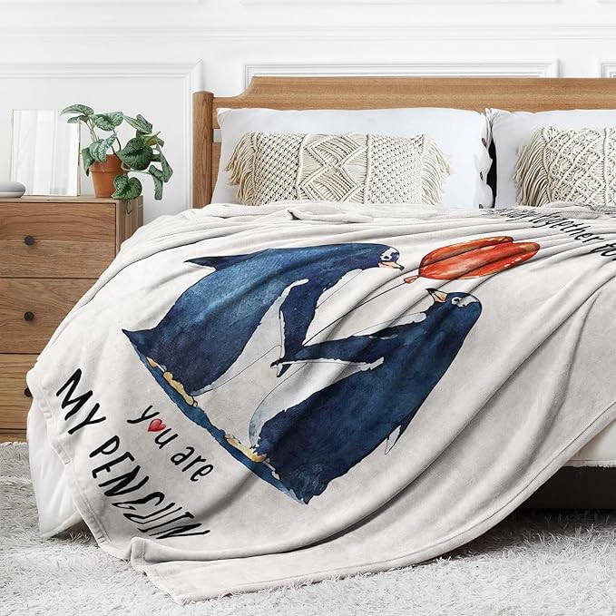 SteadStyle Gifts for Her Him, Wedding Anniversary Blanket, Romantic I Love You Gift, Valentines, Christmas, Birthday Gifts for Boyfriend Girlfriend, Wedding Gifts for Couple Wife Husband 60'' x 50''