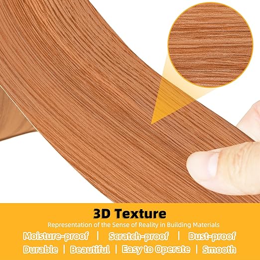 GSCIT Club Wood Grain Repair Tape, 2.3 inch X 25ft Self Adhesive Red Oak Grain Repair Patch for Tables, Chairs, Baseboards, Doors, Windows, Floors, Handicraft DIY.