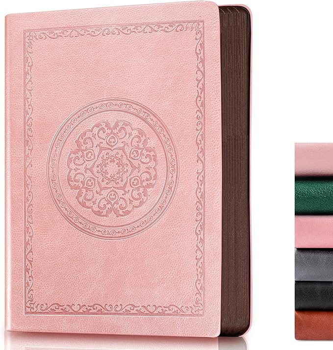 2025 Leather Vintage Journal Notebook,300 Pages,Leather Softcover Lined Journal Notebooks for Women Men,Notebook Journals for Writing Travel,Business,Office,8.5'' X 11.3''