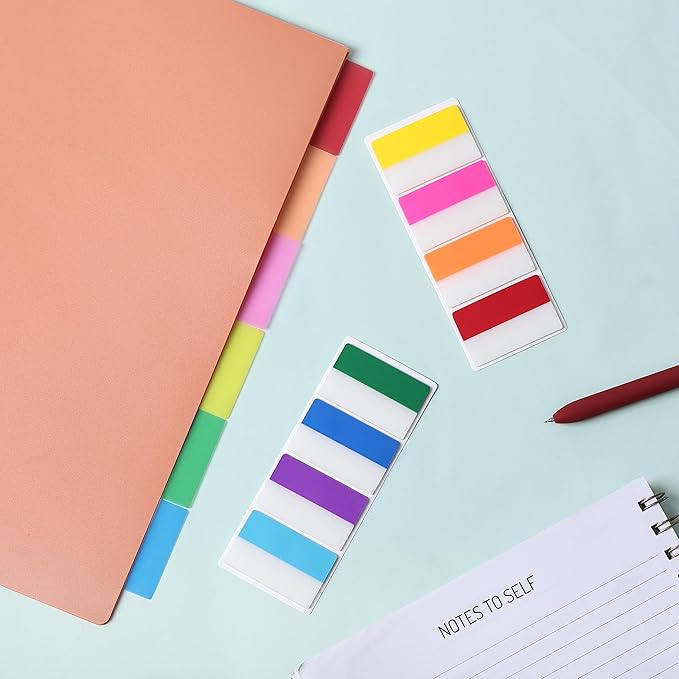 Mr. Pen- Sticky Index Tabs, 240 Pcs, Vibrant Sticky Tabs for Notebooks, Page Markers, Page Tabs for Binders, Page Tabs Sticky Tabs for Books, Notebook Tabs, Book Sticky Tabs for Notebooks