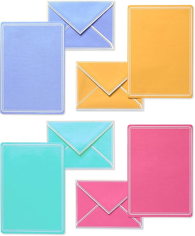 American Greetings Pastel Stationery Sheets and Colored Envelopes (80-Count)