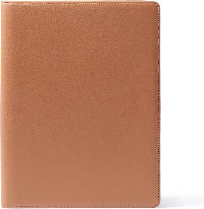 Leatherology Cognac Folder with Pockets & Pen Holder