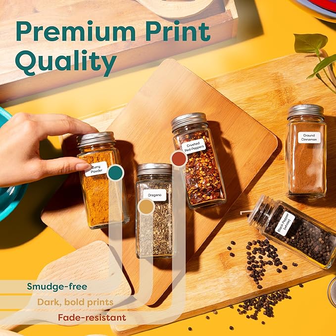 Aegis Adhesives - 2” X 1” Direct Thermal Labels for UPC Barcodes, Address, Perforated & Compatible with Rollo, Zebra, & Other Desktop Label Printers (12 Rolls, 1300/Roll)