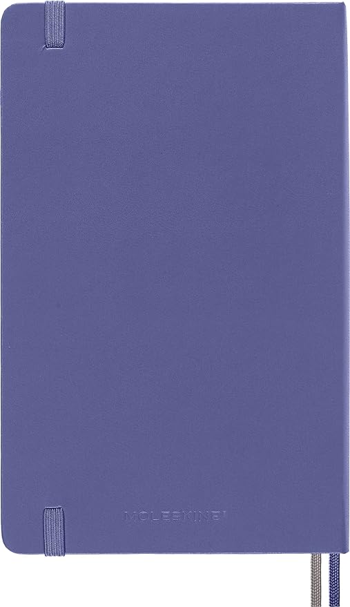 Moleskine Art Logbook, Hard Cover, Large (5" x 8.25"), Dotted, Lavender Violet, 160 Pages