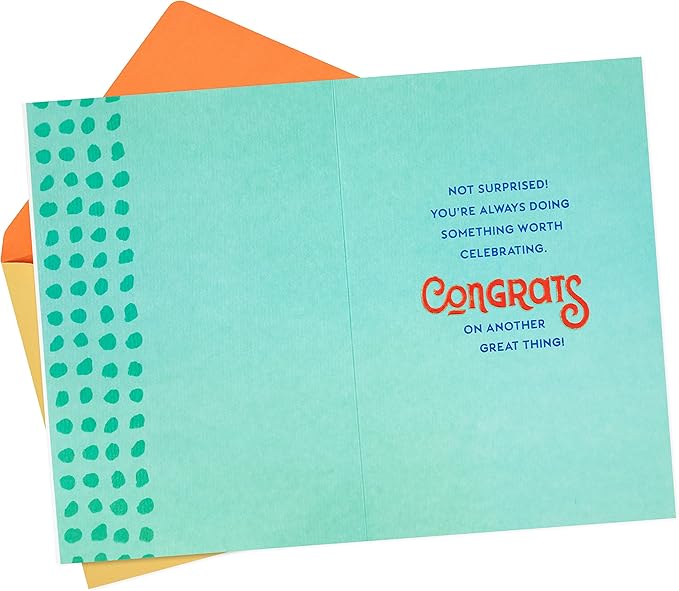 Hallmark Congratulations Card for Graduation (Something Worth Celebrating)