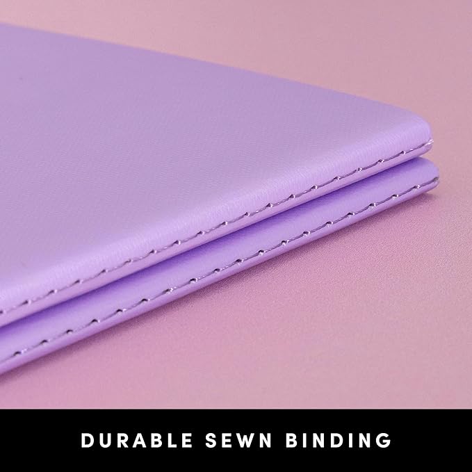 PAPERAGE Soft Cover Blank Journal Notebook, 2 Pack, (Burgundy), 100 Pages, Large 7.5 inches x 9.5 inches, Ideal for Sketch Book, Note Taking & Travel Journal