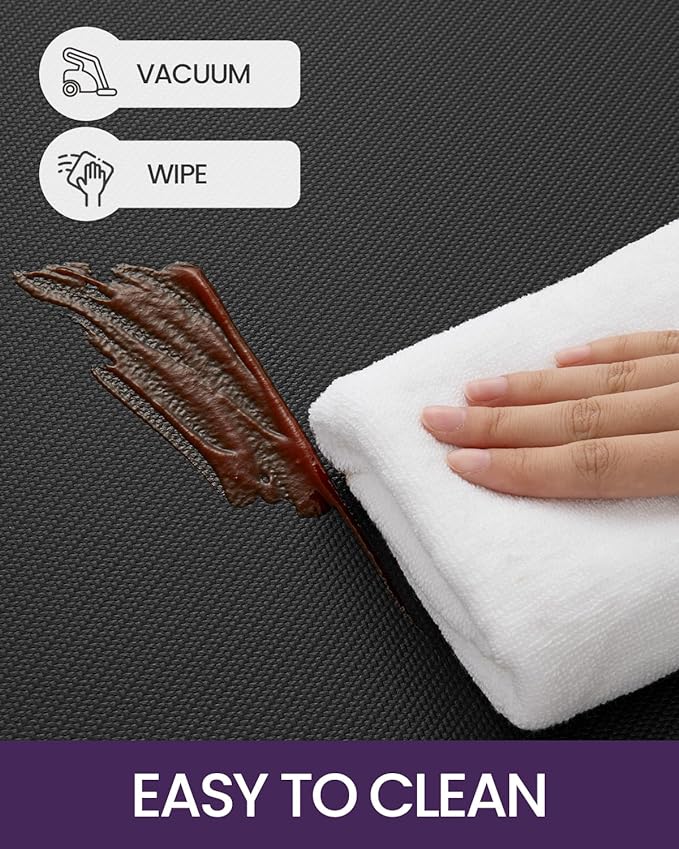 DEXI Kitchen Mat Cushioned Anti Fatigue, Non Slip Waterproof Comfort Standing Floor Rug for Kitchen, Office, Sink, Laundry, 39x20, Black