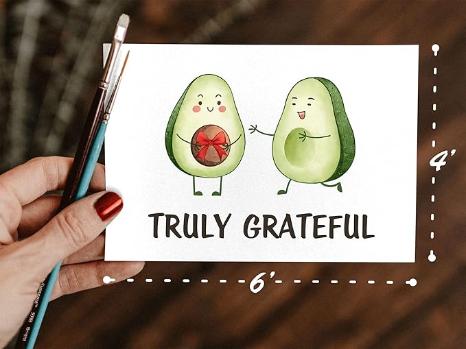 32 Funny Thank You Cards wtih Envelopes & Stickers,Fun Greeting Note Cards 4 x 6 in,Bulk Boxed Set Assortment for Employee Teachers Friends Business Coworker Gratitude Appreciation