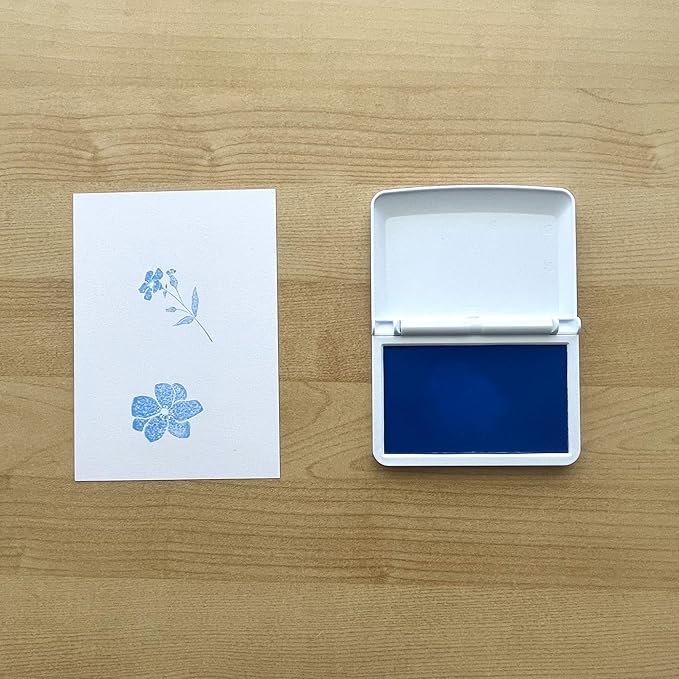 COLOP Make Series, Ink Stamp Pads, with Non-Toxic Premium Ink, Water-Based Acid-Free (Calm Blue, Make 2-2-3/4" x 4-1/4")