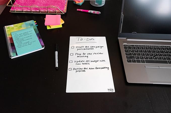 Post-it Dry Erase Sheets, 30 Sheets/Pack, Instant Whiteboard, 7 in x 11.3 in (DEFSheets-30PK)