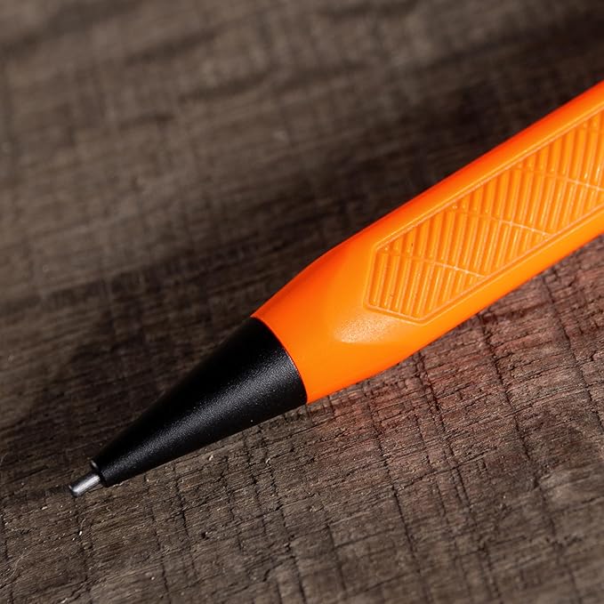 Rite in the Rain Weatherproof Mechanical Pencil, Orange Barrel, 1.3mm Dark Lead, 12 lead refills (No. OR15)