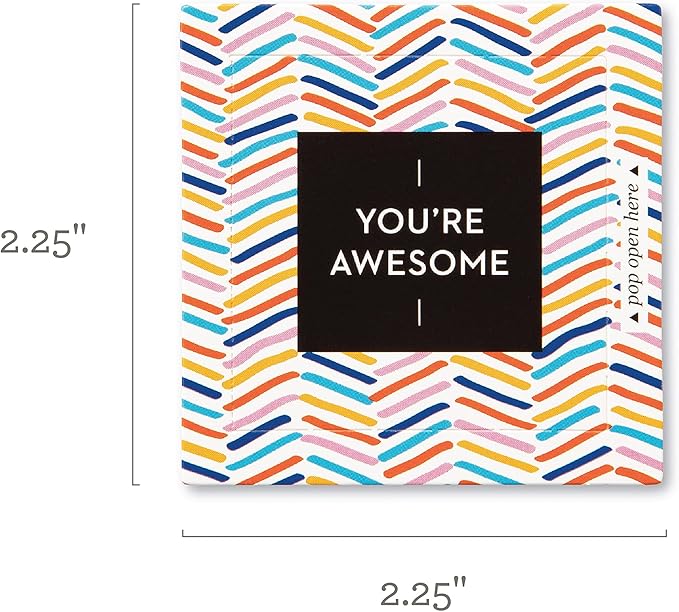 Compendium ThoughtFulls Pop-Open Cards — 2-Pack of You're Awesome, You Matter — 60 Pop-Open Cards, Each with a Different Message Inside