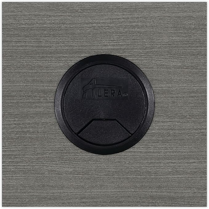 Alera ALEVA354824GY 47.25 in. x 23.63 in. x 29.5 in. Valencia Series Reversible Return/Bridge Shell - Gray