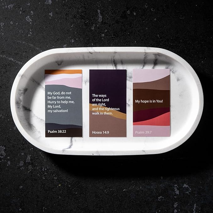 DIVERSEBEE Inspirational Prayer Cards, 60 Unique Bible Verse Cards, Assorted Mini Scripture Cards, Encouragement Motivational Cards, Christian Bible Gifts (Waves)