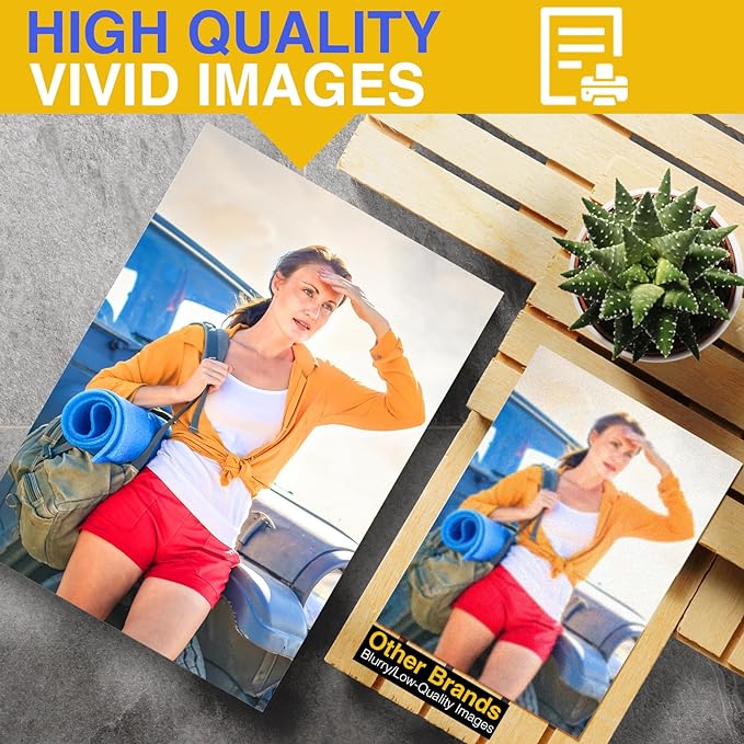 20 Sheets Printable Magnetic Paper Non Adhesive,12 mils Thick Glossy Flexible Magnetic Printer Paper for Holiday Decor Photo, Magnet Paper for Inkjet Printer in Office,