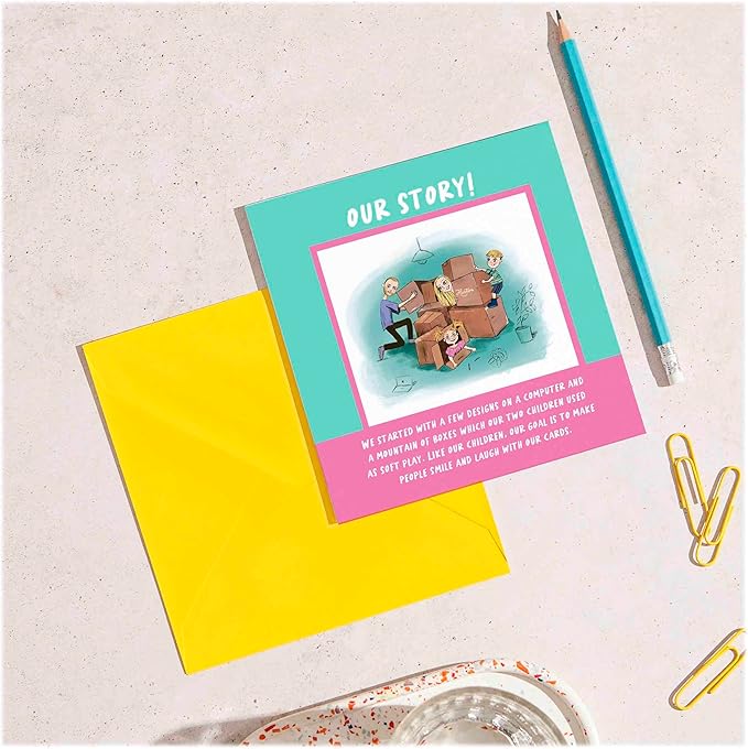 Huxters Funny Birthday Card for Him Men and Her Women Enjoy being Old Letter - Fun Joke Greeting Card for Dad Brother Uncle Mom Sister Auntie - - 17 by 12cm (Aging Pardon)