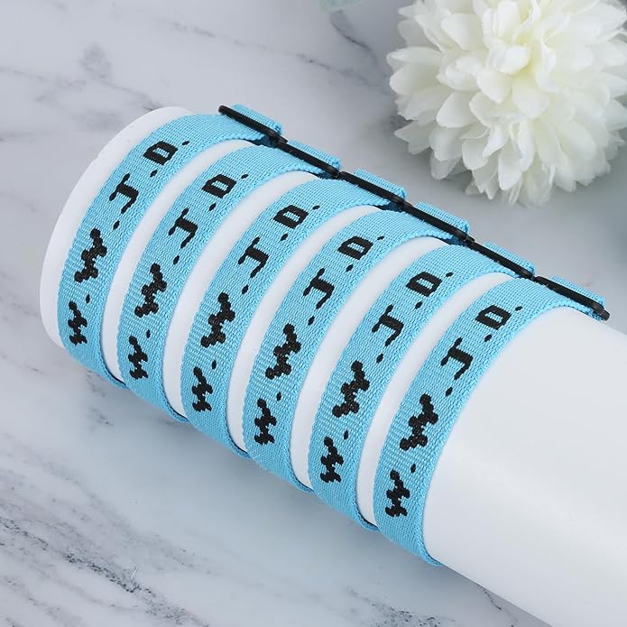 6PCS WWJD Bracelet for Women Men, Christian Gifts Wristbands, WWJD Rubber Bracelets - What Would Jesus Do Silicone Bracelet