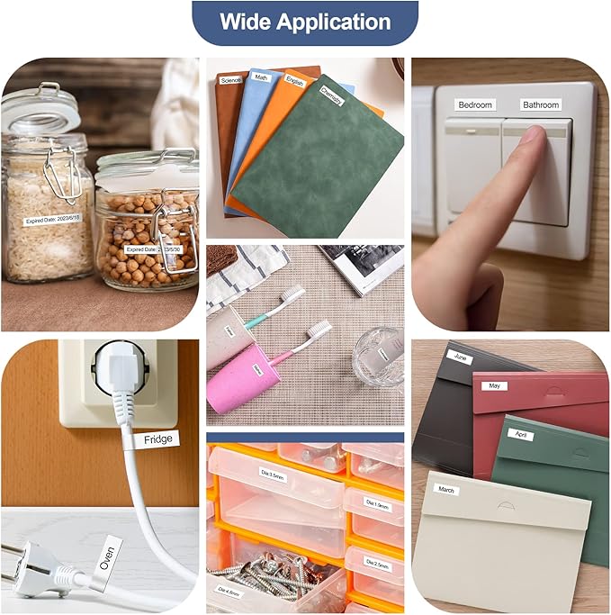 4-Pack TZe-231 Compatible for Brother P Touch Label Maker Tape TZe 12mm 0.47 Laminated White TZ-231 TZe231 Label Tape Refills for Ptouch PTD220 PT-D220 D202 D210 D600 D400 H100 H1101280 Label Maker