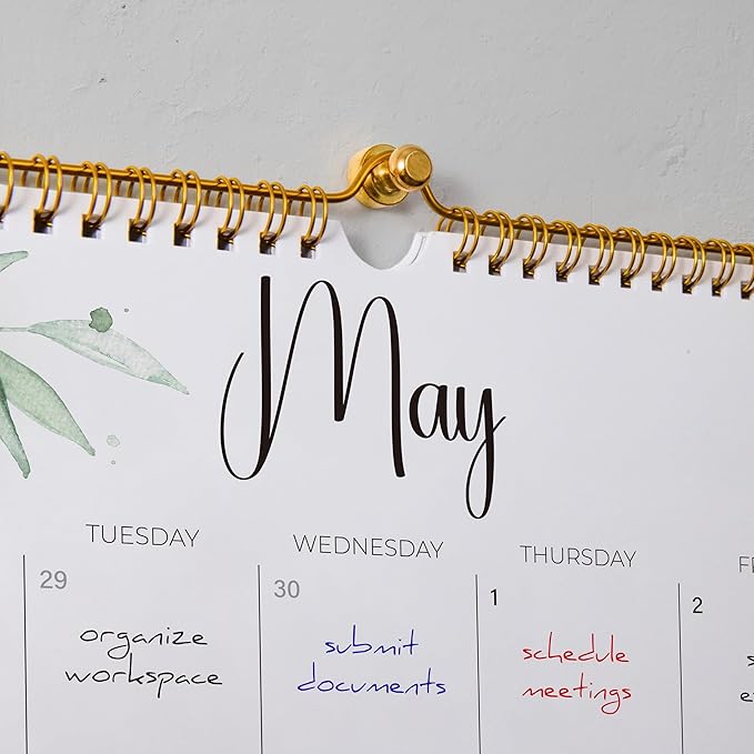 2025 Wall Calendar, Jokotha 18 Monthly Calendar Runs from Jul 2025 to Dec 2026, Home Schooling Planner for Famialy and School, Wirebound,15 x 12 Inches