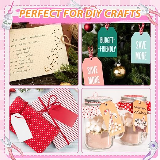 6-Pack Craft Hole Punchers Set - 1/4 Inch Hole Punch for Paper, Binder & Scrapbooking | Circle, Heart, Star, Triangle Shapes | Soft-Grip Handles, Auto Paper Chip Collector, Lightweight