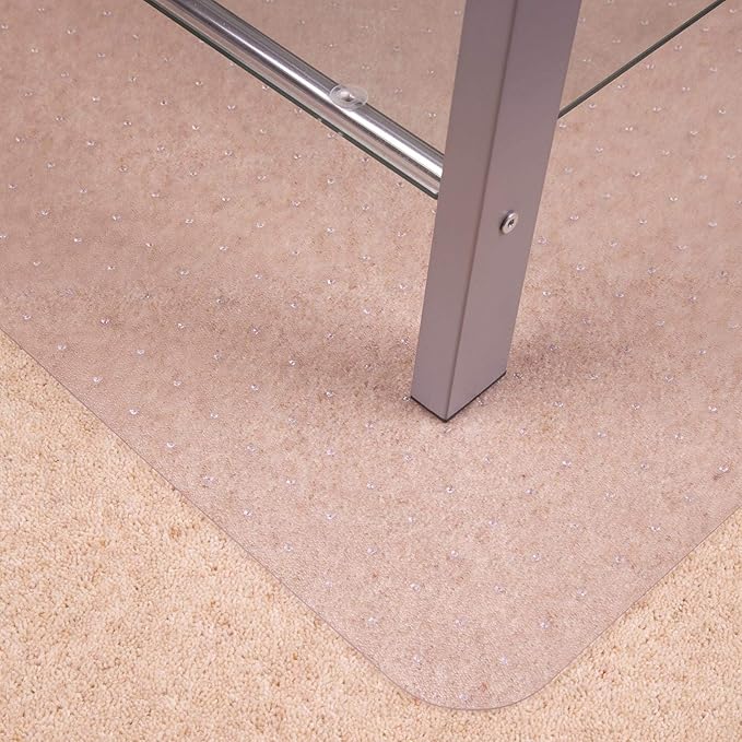 Floortex® Advantagemat® Vinyl Lipped Chair Mat for Carpets up to 1/4" - 45" x 53"
