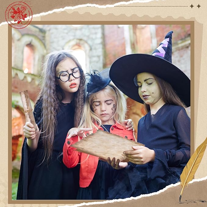 Vintage Writing Invitations Set Includes 100 Letter Antique Scroll Rustic Papers 100 Wax Seal Stickers 3 Strands of Twine for Valentines Mother Stationery Old Medieval Cardstock(8.5 x 11 Inch)