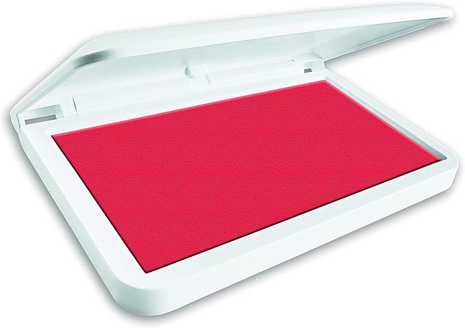 COLOP Make Series, Ink Stamp Pads, with Non-Toxic Premium Ink, Water-Based Acid-Free (Brave Red, Make 1-1-15/16" x 3-1/2")