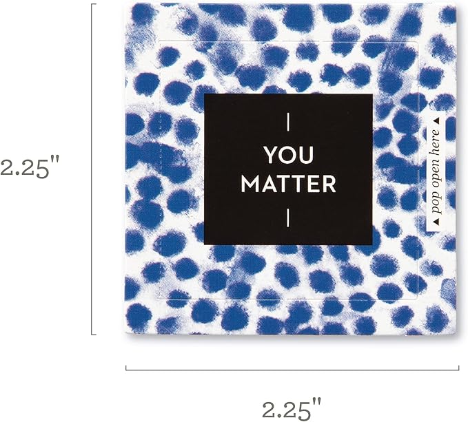 Compendium ThoughtFulls Pop-Open Cards — 2-Pack of You Matter, Be Strong — 60 Pop-Open Cards, Each with a Different Message Inside