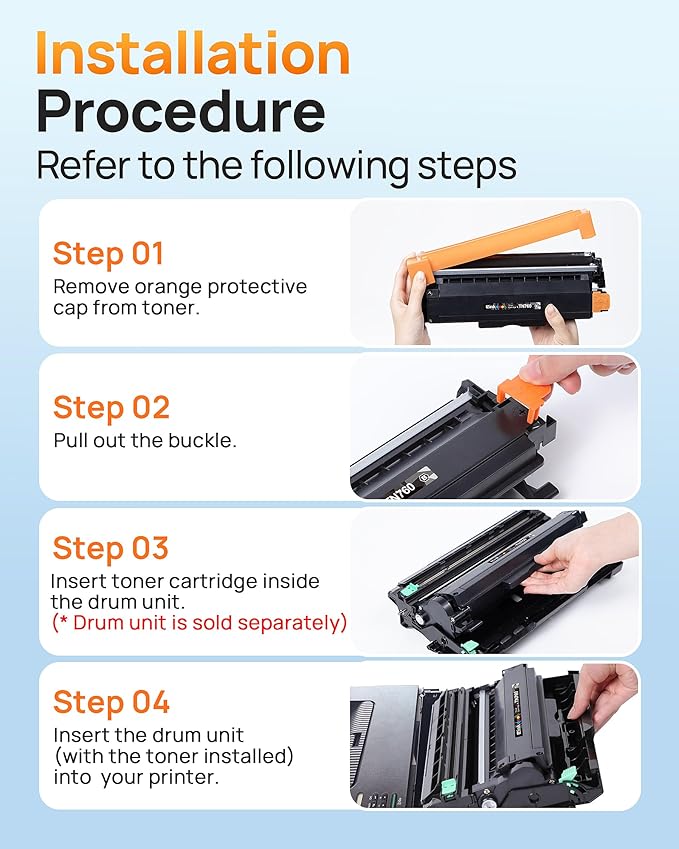 E-Z Ink Compatible TN760 Toner Cartridges Replacement for Brother TN-760 TN730 TN-730 to Use with HL-L2350DW HL-L2395DW HL-L2390DW HL-L2370DW MFC-L2750DW MFC-L2710DW DCP-L2550DW (Black, 4 Pack)