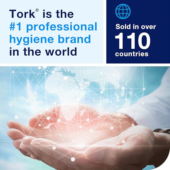 Tork Paper Hand Towel Roll White H21, Universal, 100% Recycled Fiber, 6 Rolls x 1000 ft, RB10002
