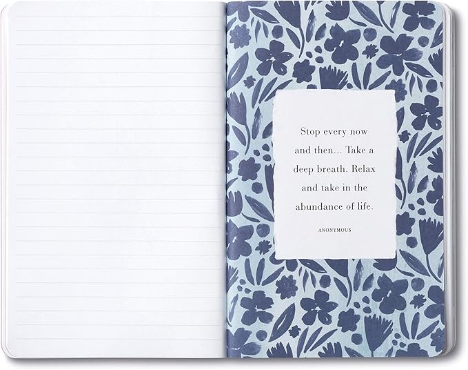 Compendium Softcover Journal - Dwell on the beauty of life. – A Write Now Journal with 128 Lined Pages, 5″W x 8″H