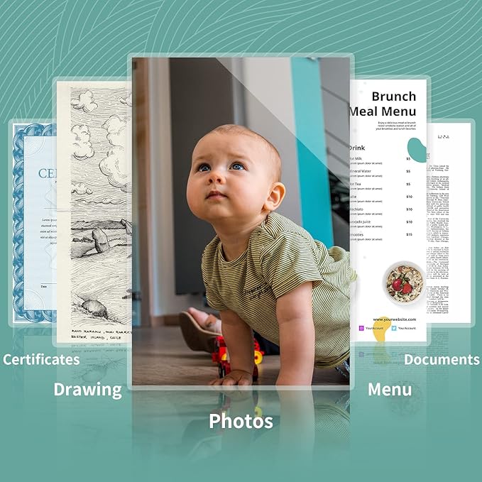 5 mil Thermal Laminating Sheets 2000 Packs, 9” x 11.5” Clear Laminating Pouches Holds 8.5 x 11 Inch Sheet, Letter Size Lamination Paper for Laminator - Rounded Corner