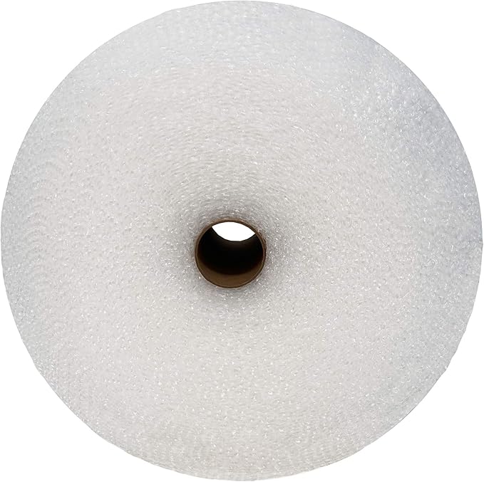 Uboxes Bubble Roll 24 Wide x 175 ft Small Bubbles 3/16 Perforated Every 12, Clear, BUBBSMA24175