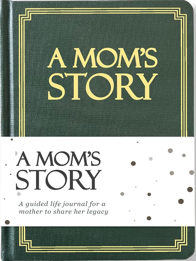 Mom's Life Story Journal (Hardcover): A Meaningful Keepsake for Mom to Share Her Journey and Memories, Book Includes 250+ Prompt Questions, Sentimental Gifts for Mother's Day, Birthday & Christmas