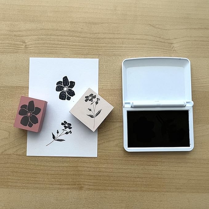 COLOP Make Series, Ink Stamp Pads, with Non-Toxic Premium Ink, Water-Based Acid-Free (Fancy Grey, Make 3-3-1/2" x 6-1/4")