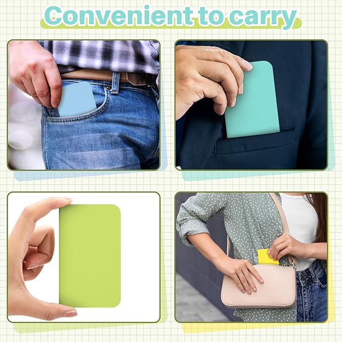Outus 36 Pcs Pocket Notebook Mini Journal 2.5" x 4" Kraft Paper Mini Notepad Bulk Softcover Pocket Notepad Memo Diary Subject Notebooks for Student Traveler School(Candy Color)