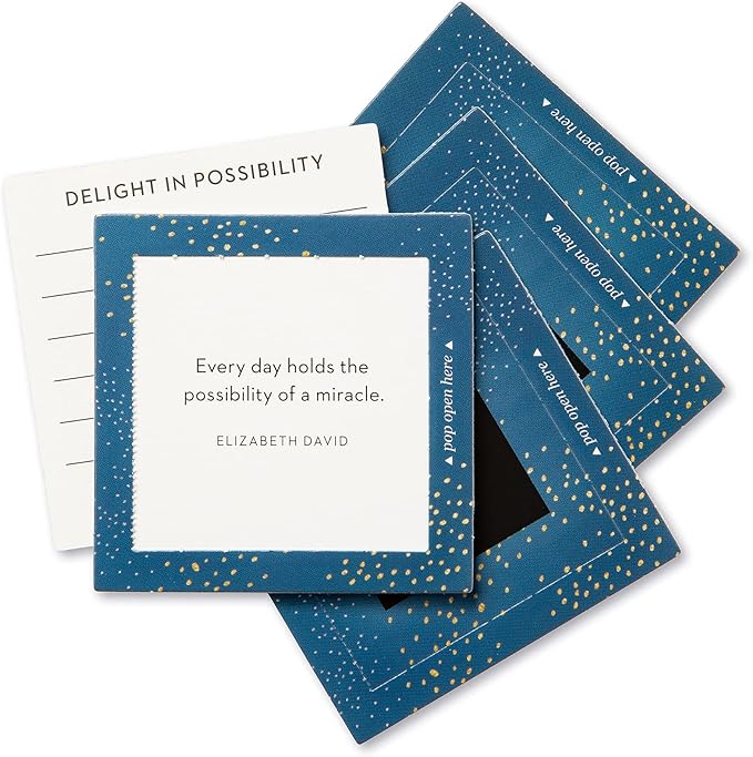 Compendium ThoughtFulls Pop-Open Cards — Wish — 30 Pop-Open Cards, Each with a Different Inspiring Message