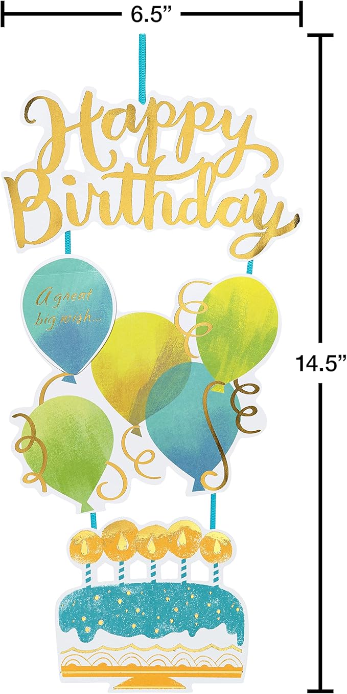 American Greetings Birthday Card (Great Big Wish)