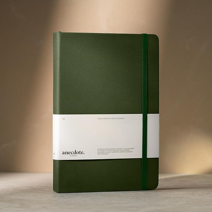 Anecdote 2025-2026 Planner: A Monthly, Weekly & Daily Planner 2025-2026 for Planning Your Success - A5 Size Hardcover Start Anytime and Achieve your Goals - Evergreen