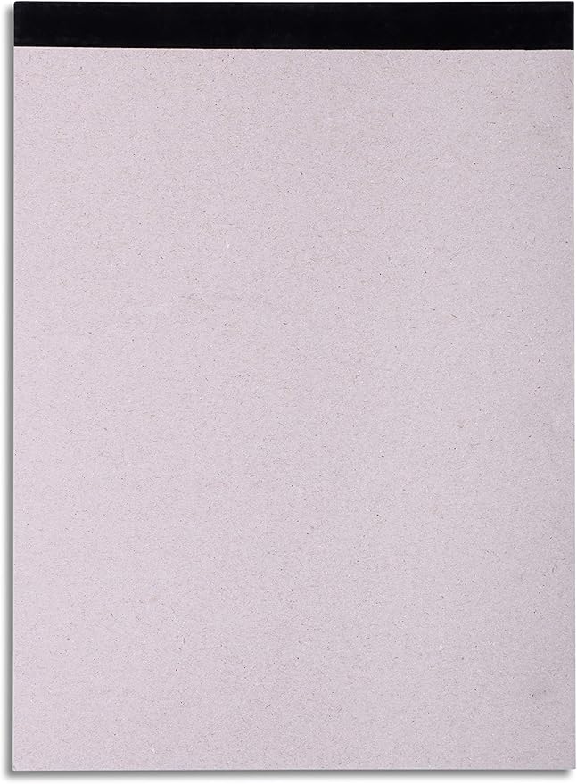 Mintra Office Legal Pads - ((BASIC WHITE 6pk, 5in x 8in, NARROW RULED)) - 50 Sheets per Notepad, Micro perforated Writing Pad, Notebook Paper for School, College, Office, Business