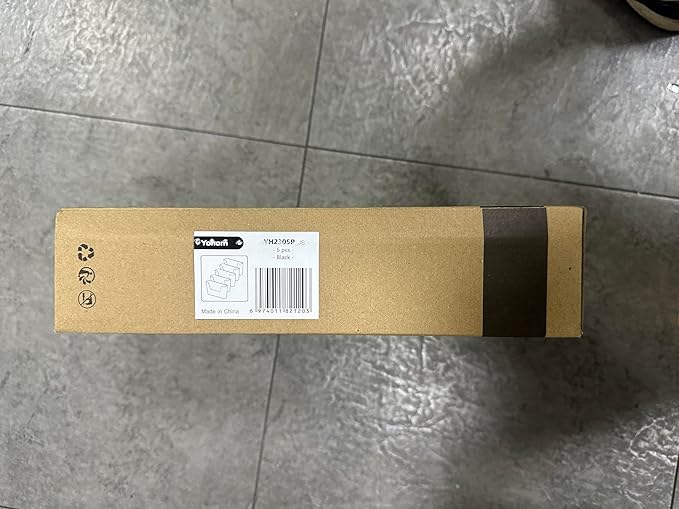 YOHOM No Drilling File Holders (Matte Black 5)