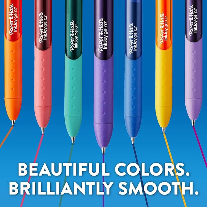 Paper Mate InkJoy Pens, Gel Pens, Medium Point (0.7mm), Assorted, 20 Count