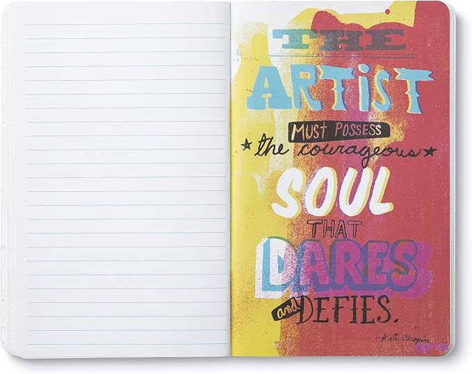 Compendium Softcover Journal - We are the music-makers, and we are the dreamers of dreams. – A Write Now Journal with 128 Lined Pages, 5″W x 8″H