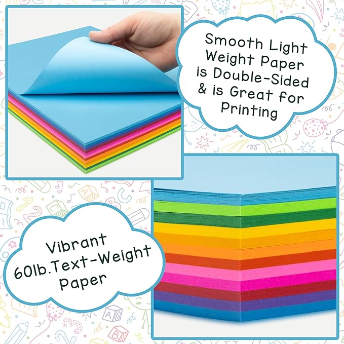 Hygloss Light Green Colored Paper - 24 lb, 89 GSM, Acid-Free, Fade-Resistant, 11x17-Inch Ledger Size Color Copy Paper, 90 Sheets